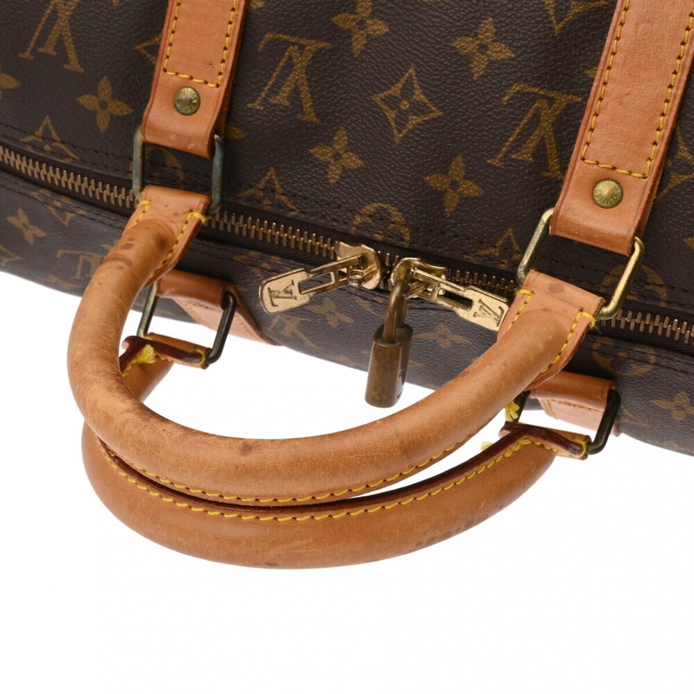 Louis Vuitton Monogram Keepall Bandouliere Brown Canvas Boston Bag - Picture 3 of 11